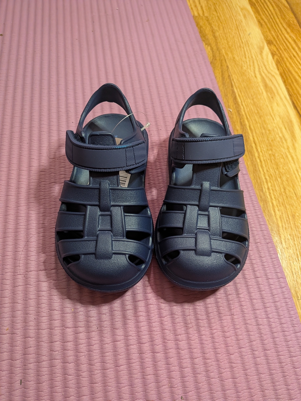 Kids Closed-Toe Sandals in Navy